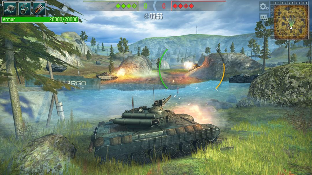 Tank Force: War games of Blitz ภาพหน้าจอเกม