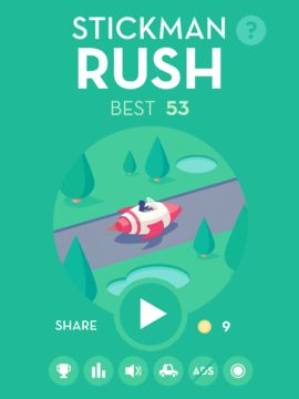 Stickman Rush Game Screenshot