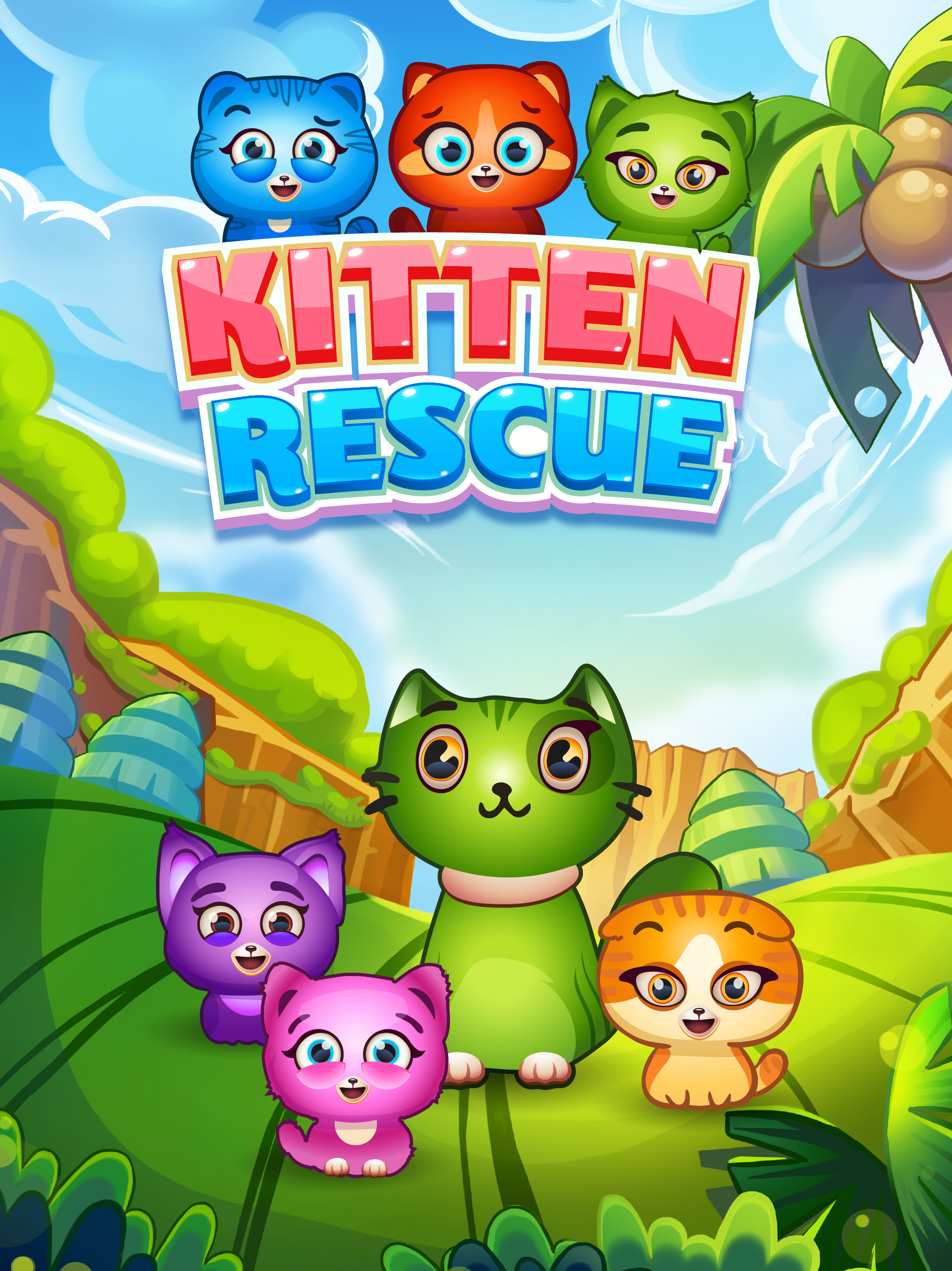 子猫レスキュー - Kitten Rescue ゲームのスクリーンショット
