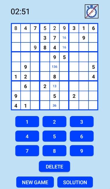 Sudoku for Pros Game Screenshot