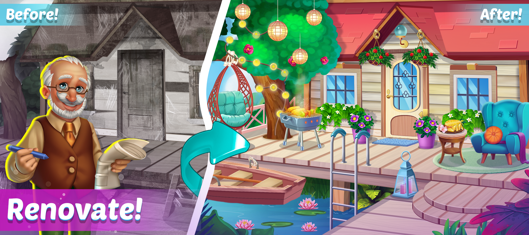 Screenshot of Makeover Madness: Cook & Style