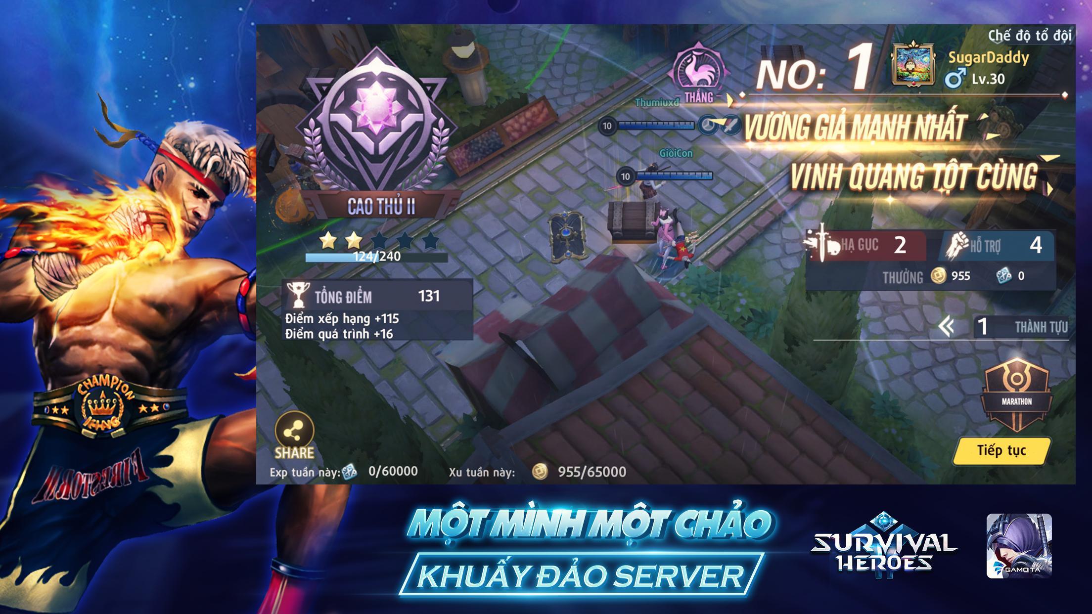 Survival Heroes Gamota - Liên Minh Sinh Tồn Game Screenshot