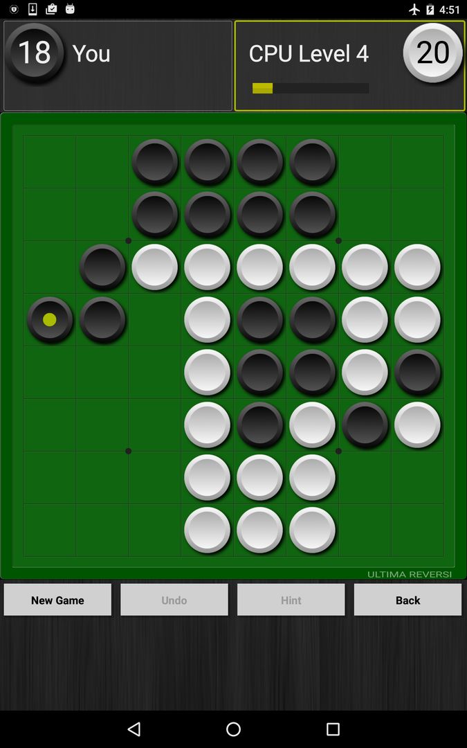 Ultima Reversi screenshot game