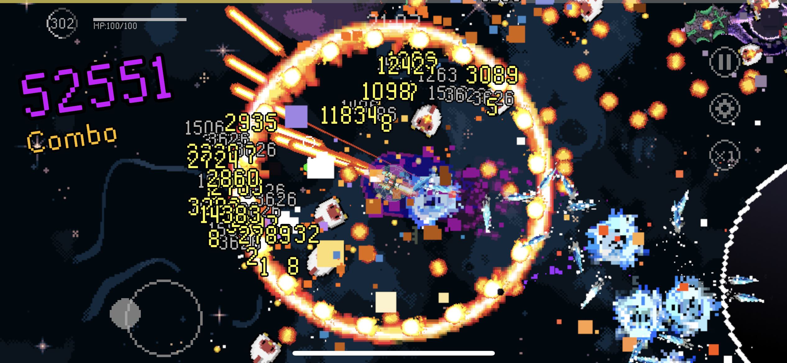 Cosmic Survival: 2D Roguelike Game Screenshot