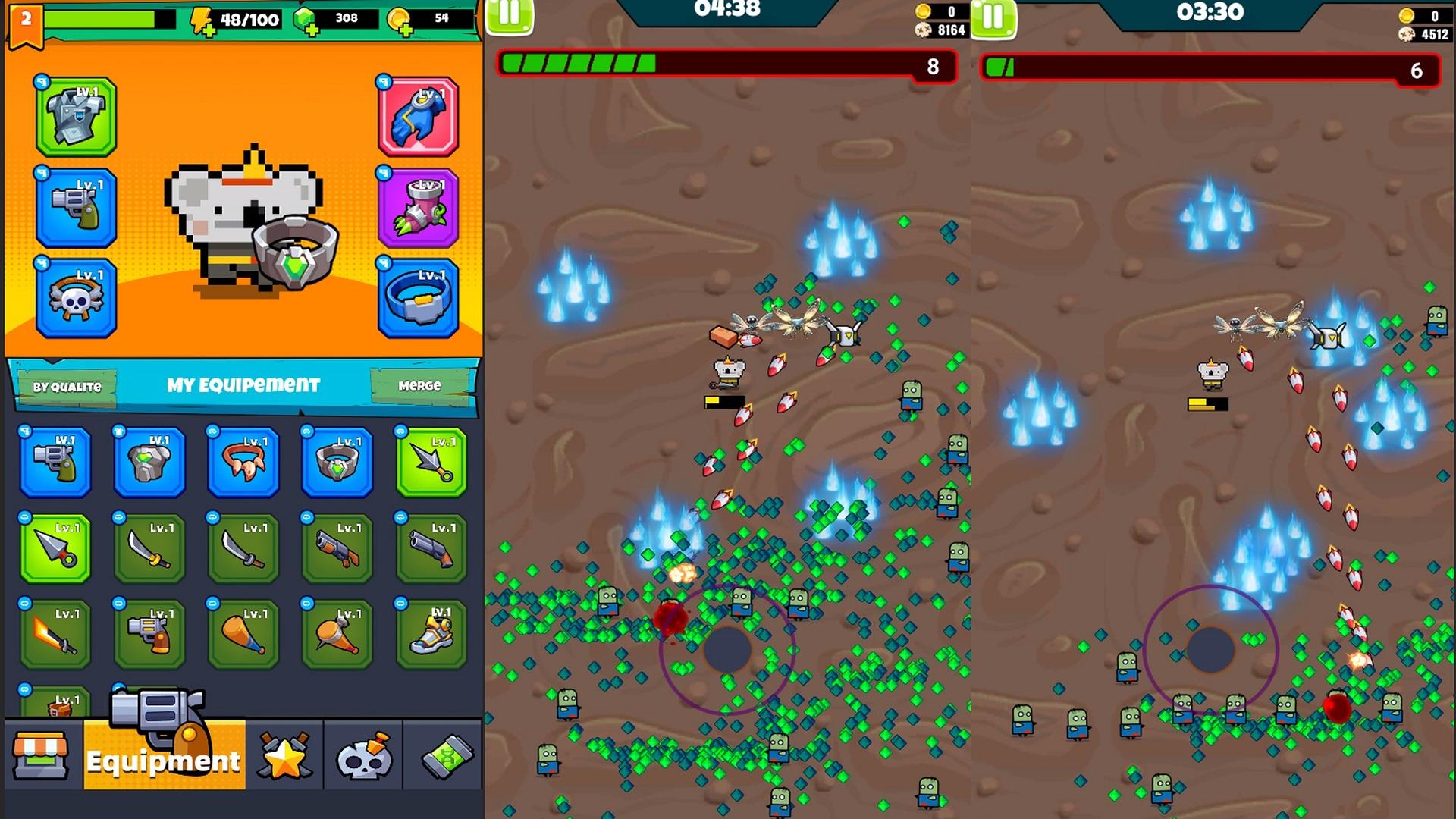 Screenshot of Monster Mayhem: Survival io
