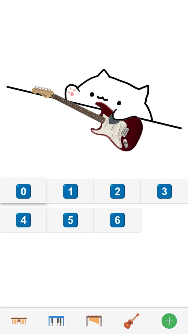 Bongo Cat: Musical Instruments ภาพหน้าจอเกม