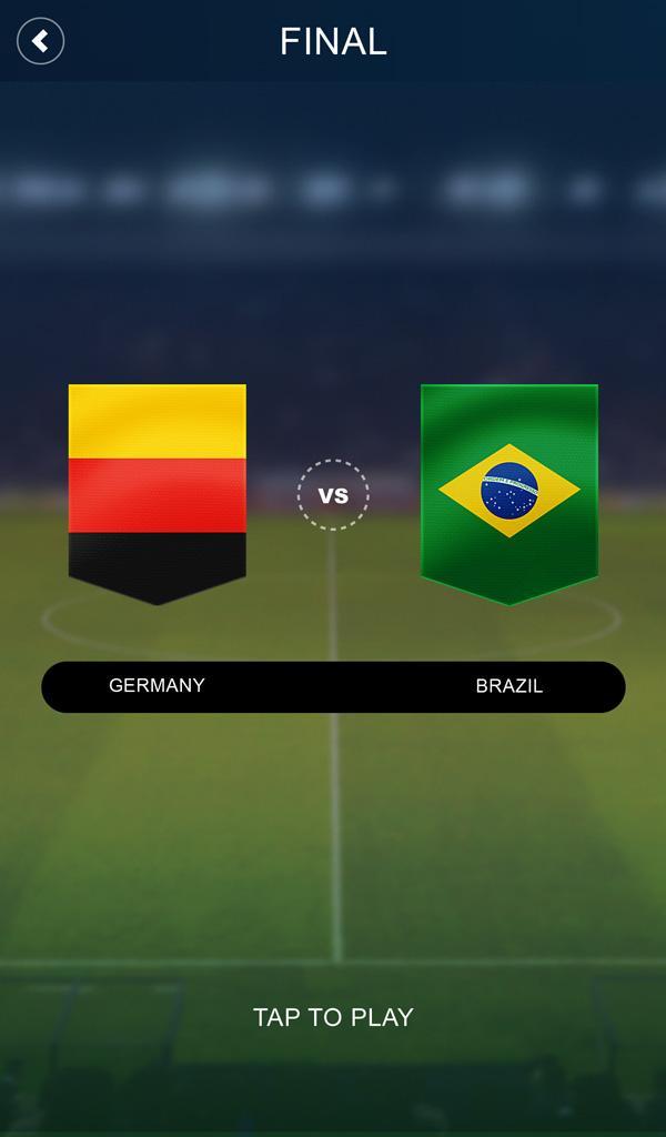Mobile Soccer Free Kick Cup 2017 Game Screenshot