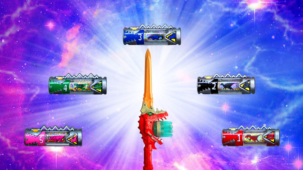 Ranger Power Charge Dino Saber 게임 스크린샷