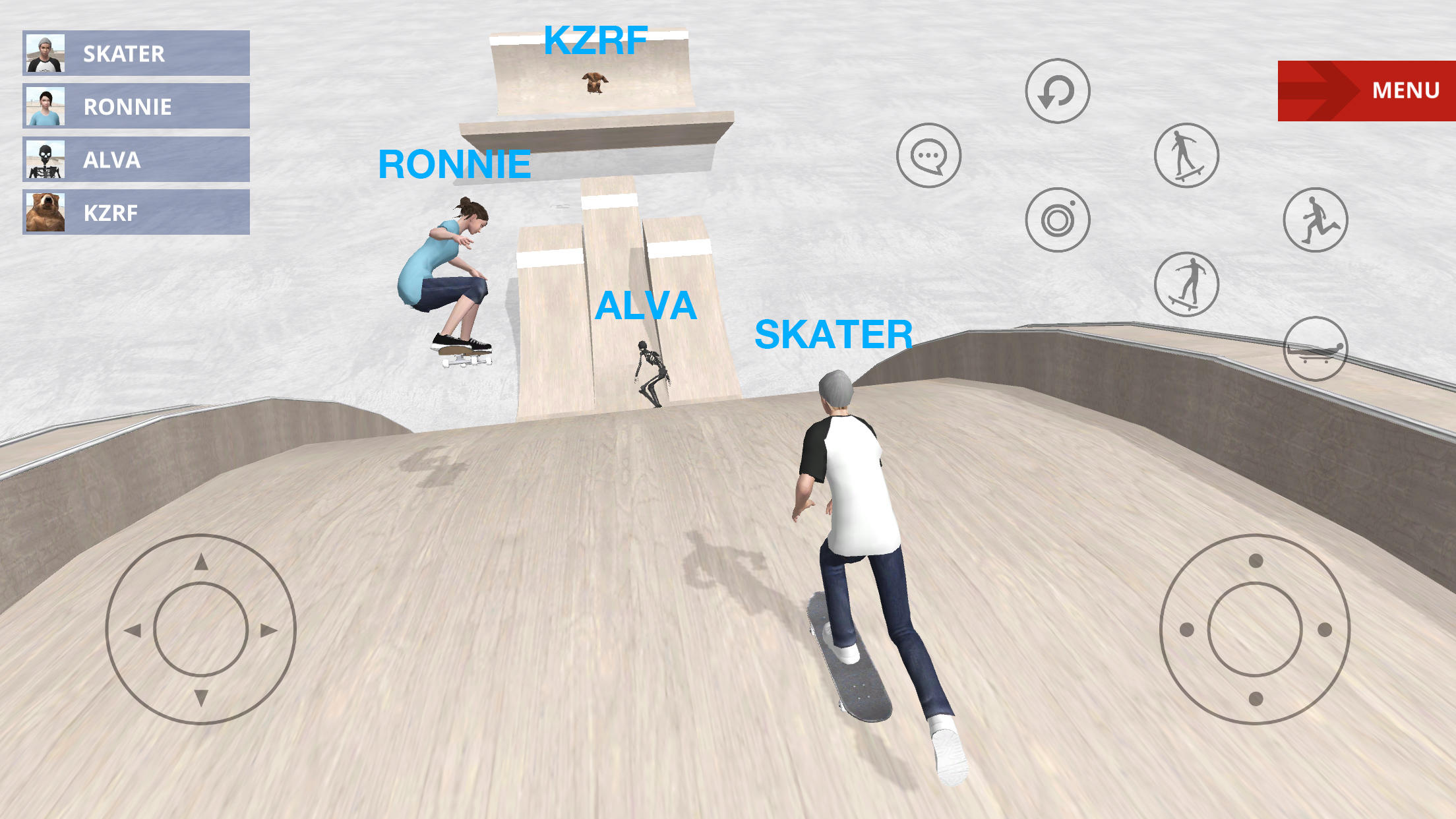 Skate Space Game Screenshot