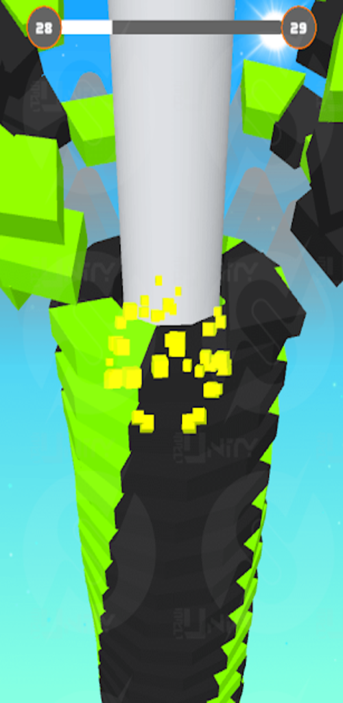 Stack Ball 3D Game Screenshot