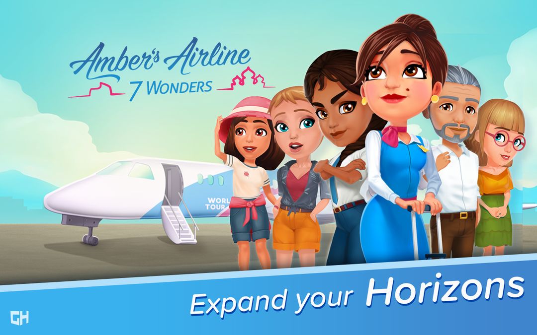 Amber's Airline - 7 Wonders screenshot game