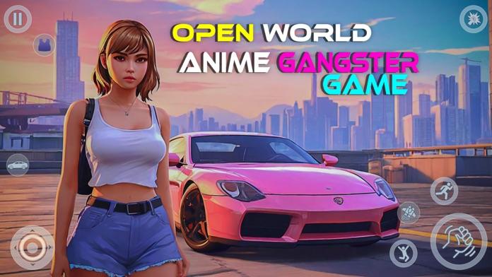 Anime Girl Gangster Crime Game ゲームのスクリーンショット