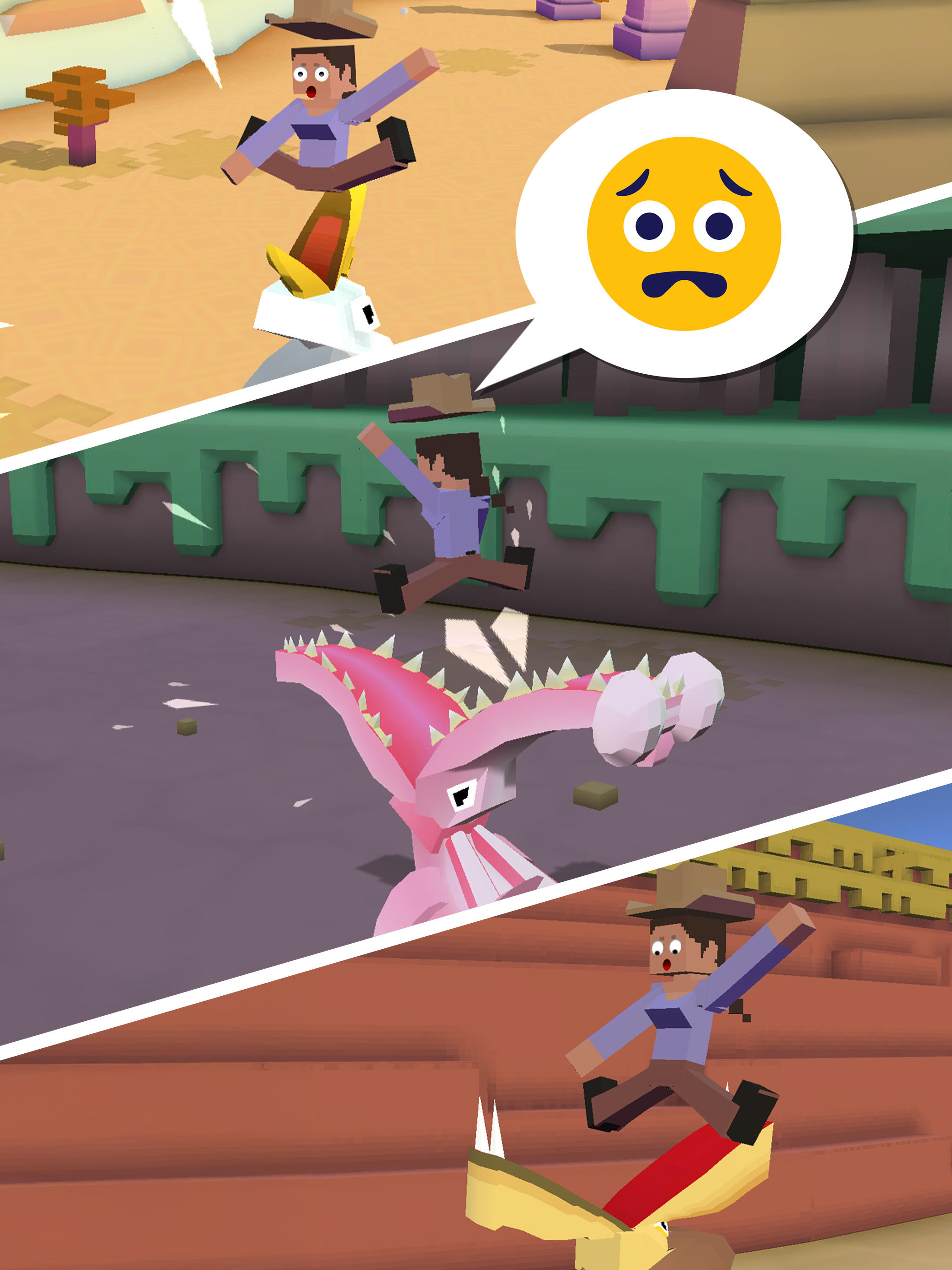 Rodeo Stampede: Sky Zoo Safari Game Screenshot