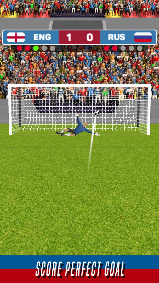 Screenshot of Penalty Soccer Olympic & Euro