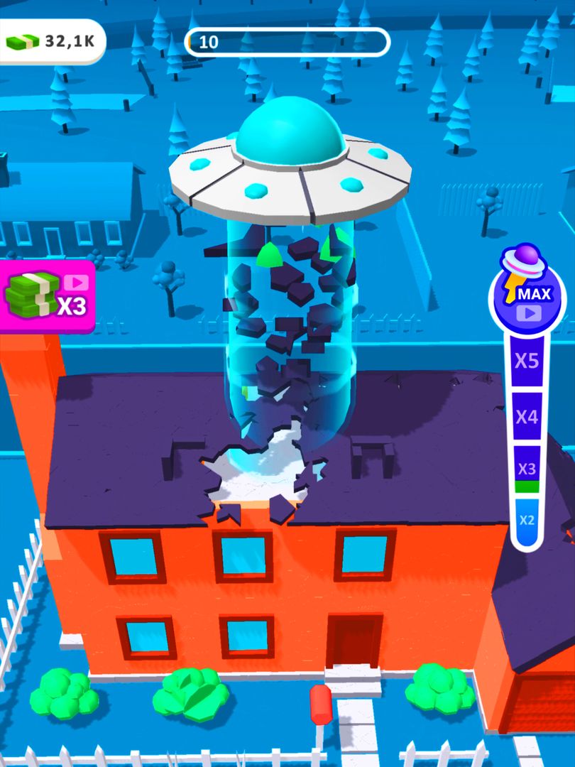 Screenshot of UFO Money: Crazy Flying Saucer