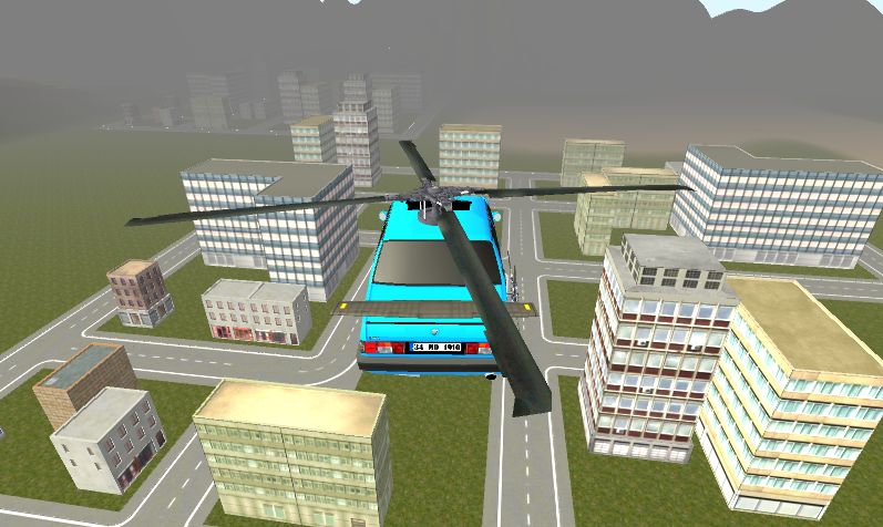 Flying Car : Helicopter Car 3D 게임 스크린 샷