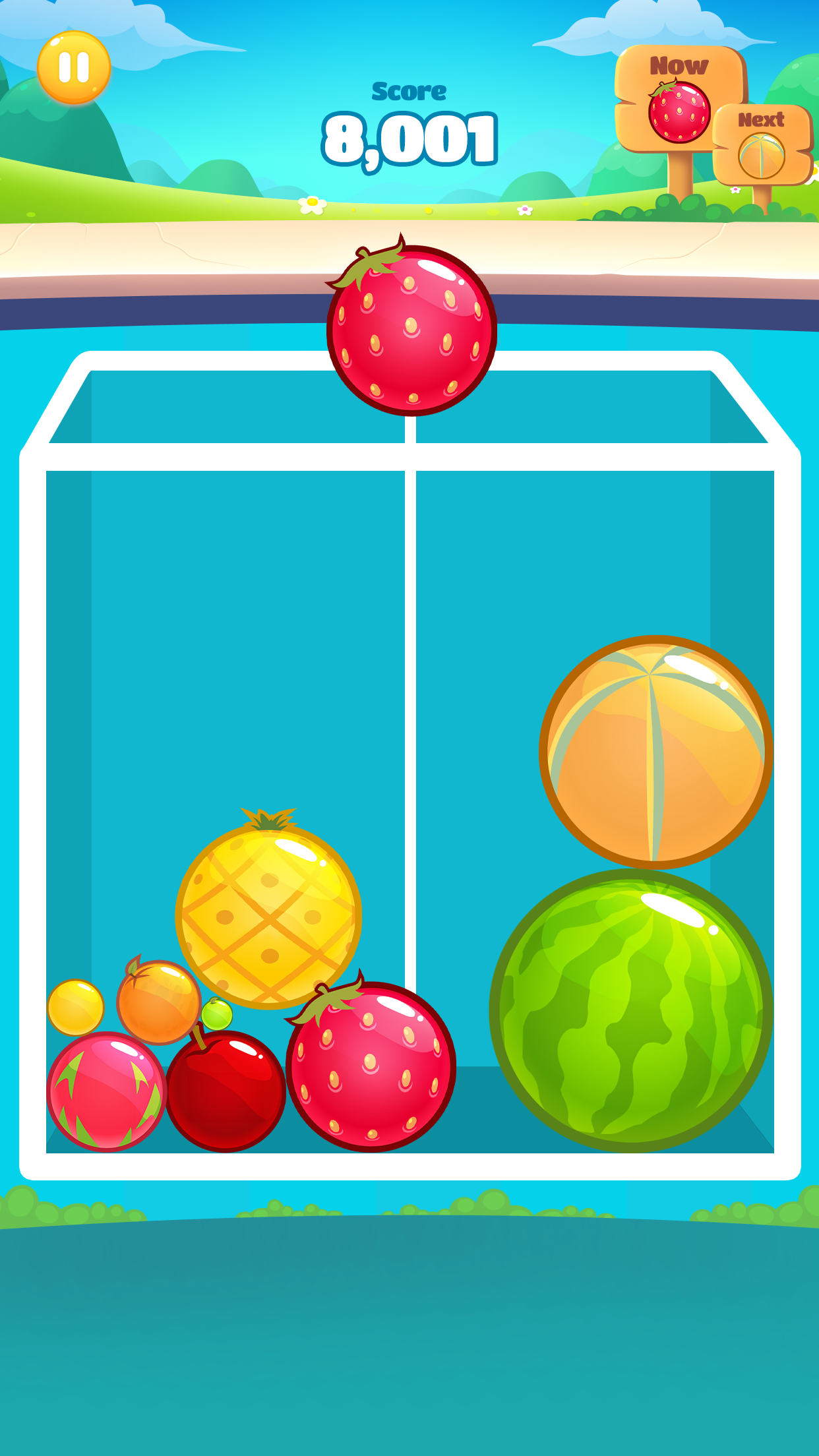 2048 Fruit Drop Merge 遊戲截圖