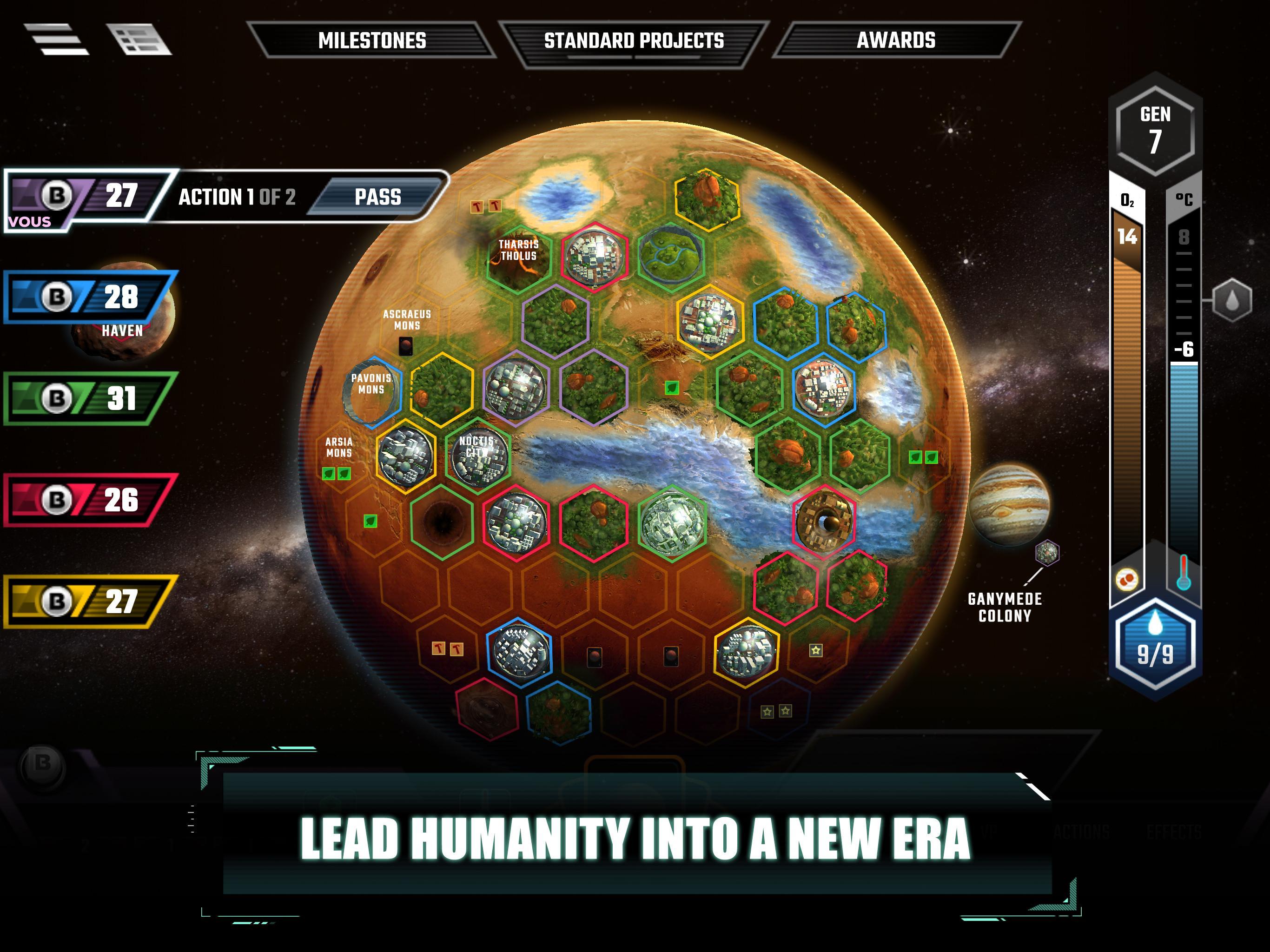 Terraforming Mars Game Screenshot