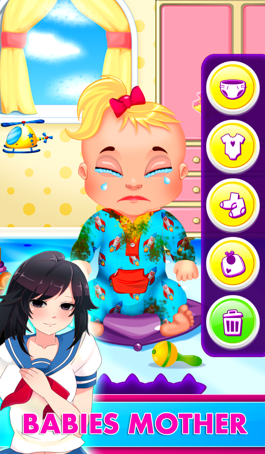 Yandere Chan High School - Babies Mother Game Screenshot