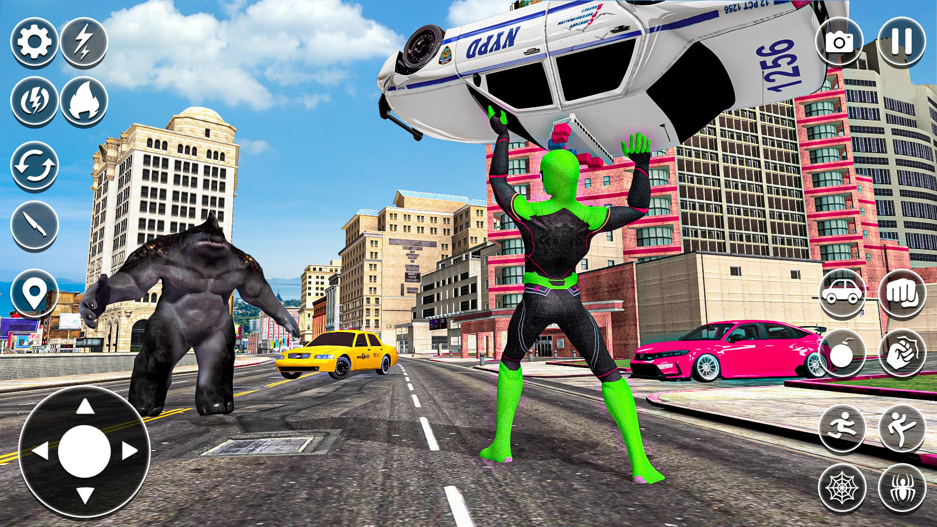 Rope Hero Spider : Spider Hero Game Screenshot