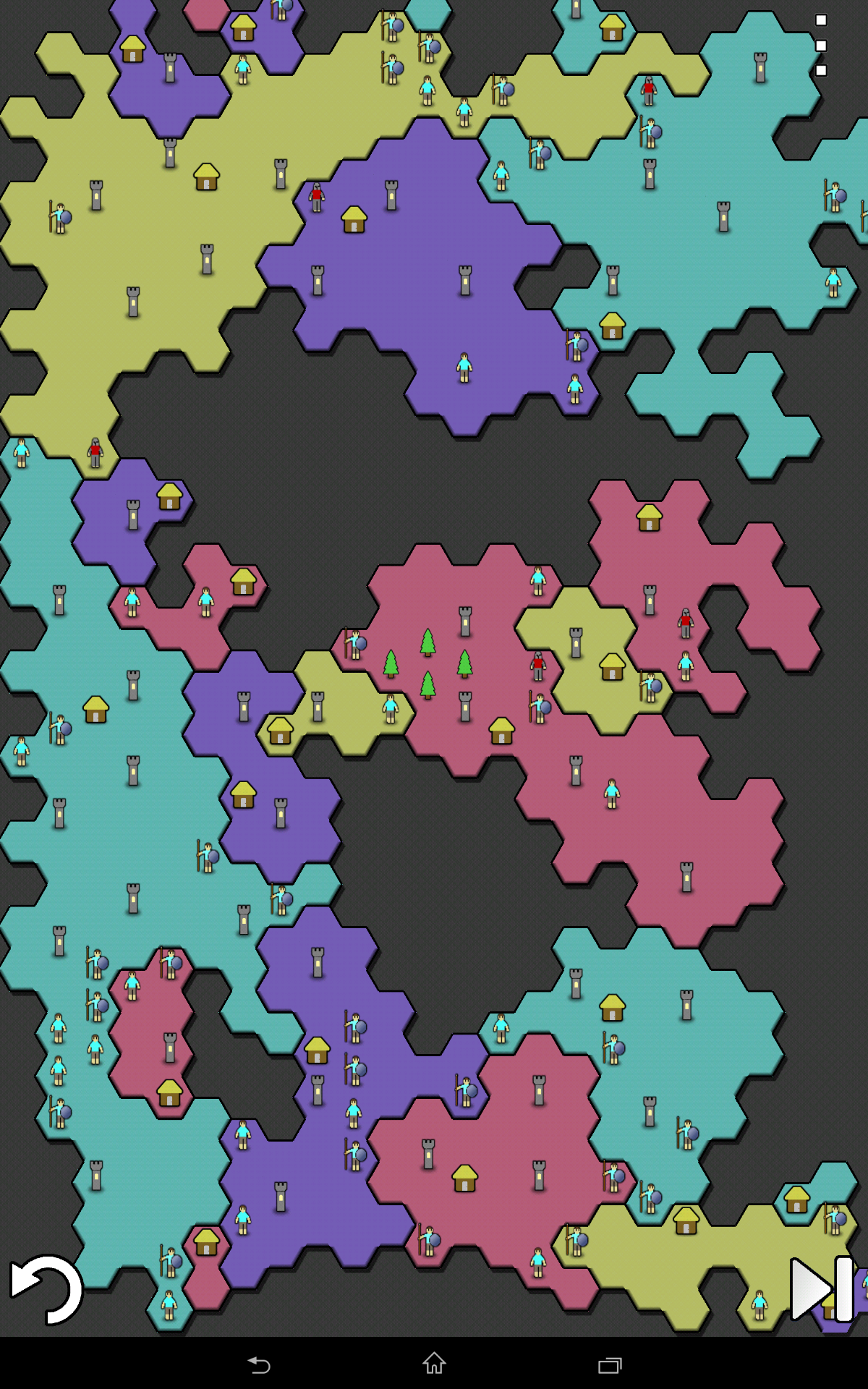Antiyoy Classic Game Screenshot
