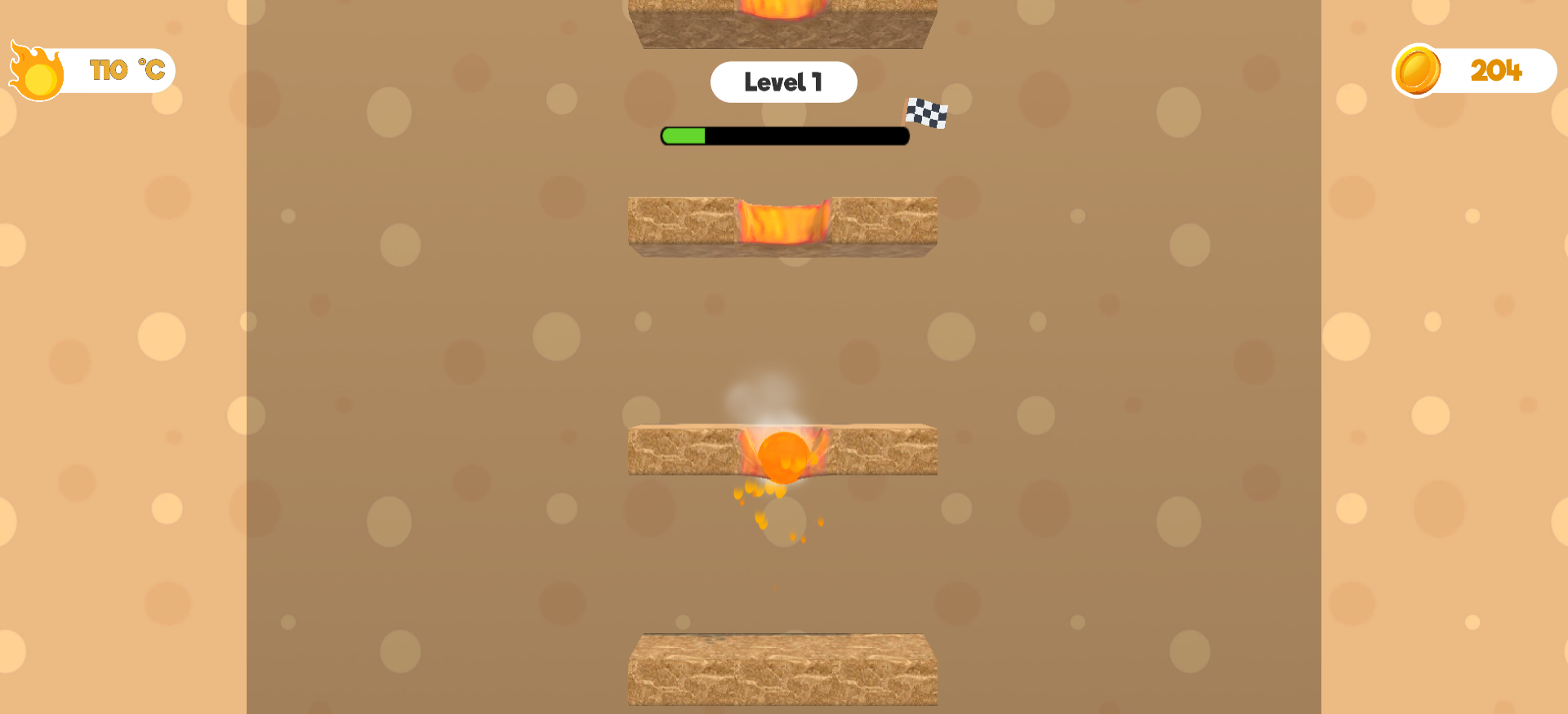 Lava Ball Game Screenshot
