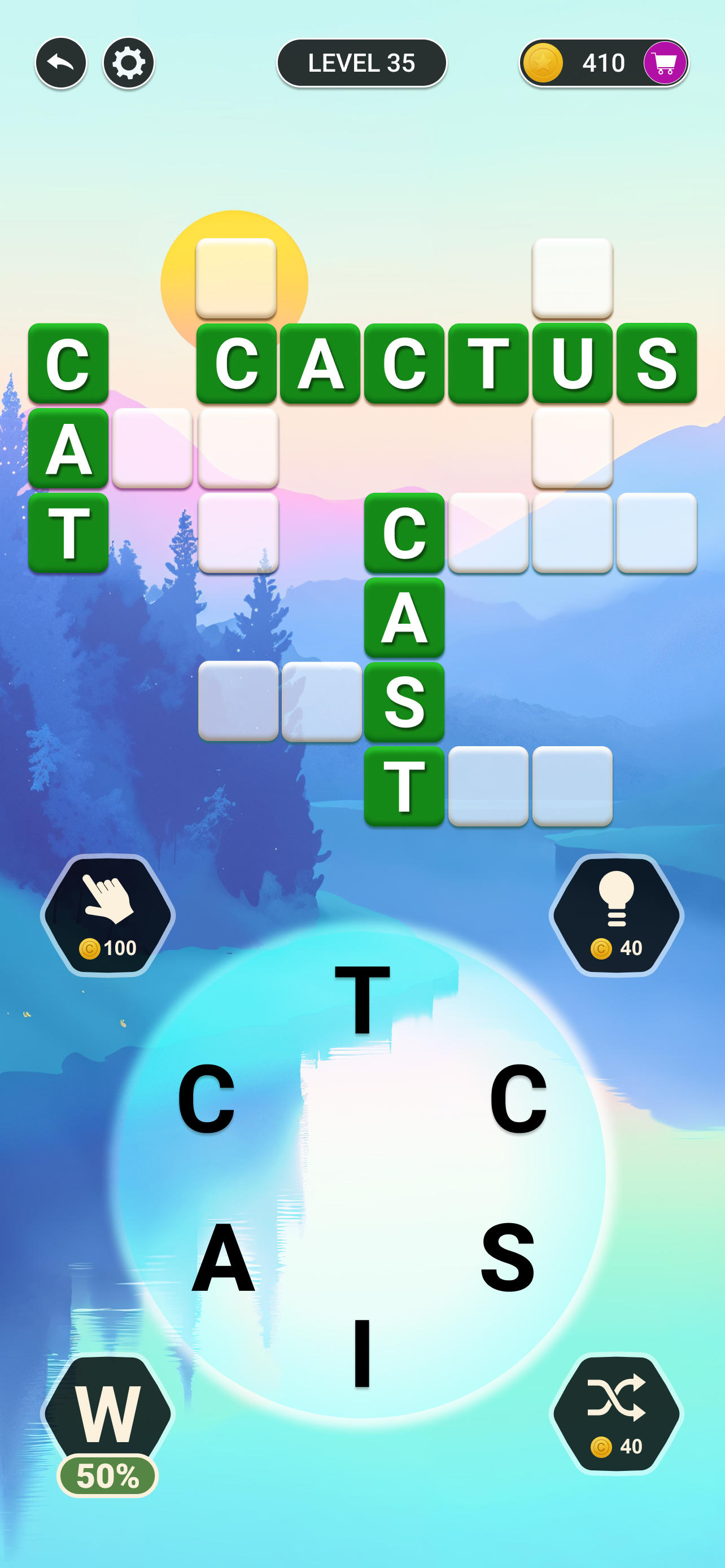Crossword Jam Game Screenshot