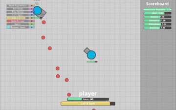Diep io - Tanks io Online ゲームのスクリーンショット