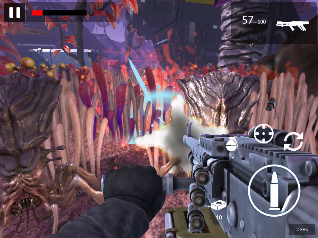 Screenshot of Planets of the Defenders 3D