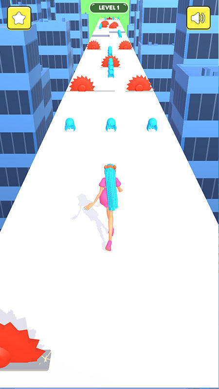 Hair Master Girl Challenge 3d Game Screenshot