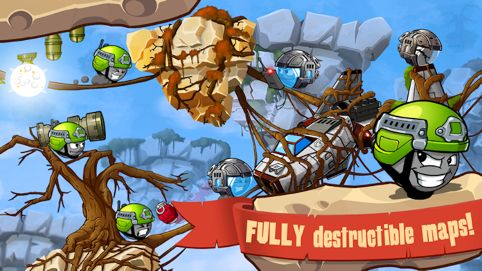 Warling Worms: Armageddon Game Screenshot