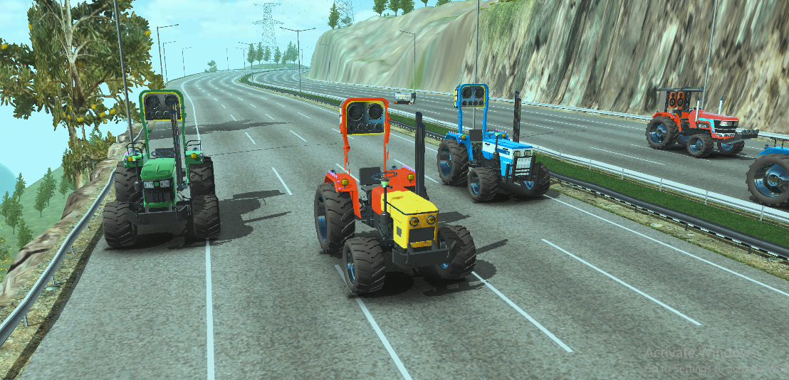 Screenshot 1 of เกมจำลองรถแทรกเตอร์อินเดีย 2.1