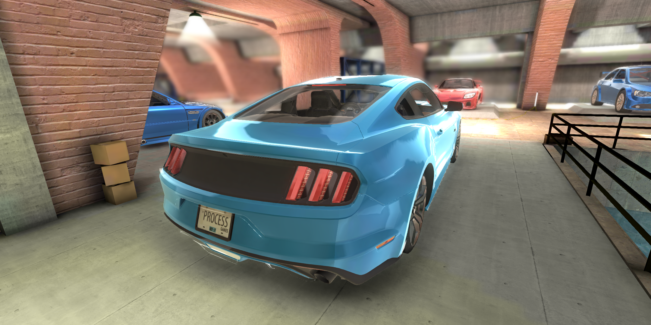 Mustang Drift Simulator Game Screenshot