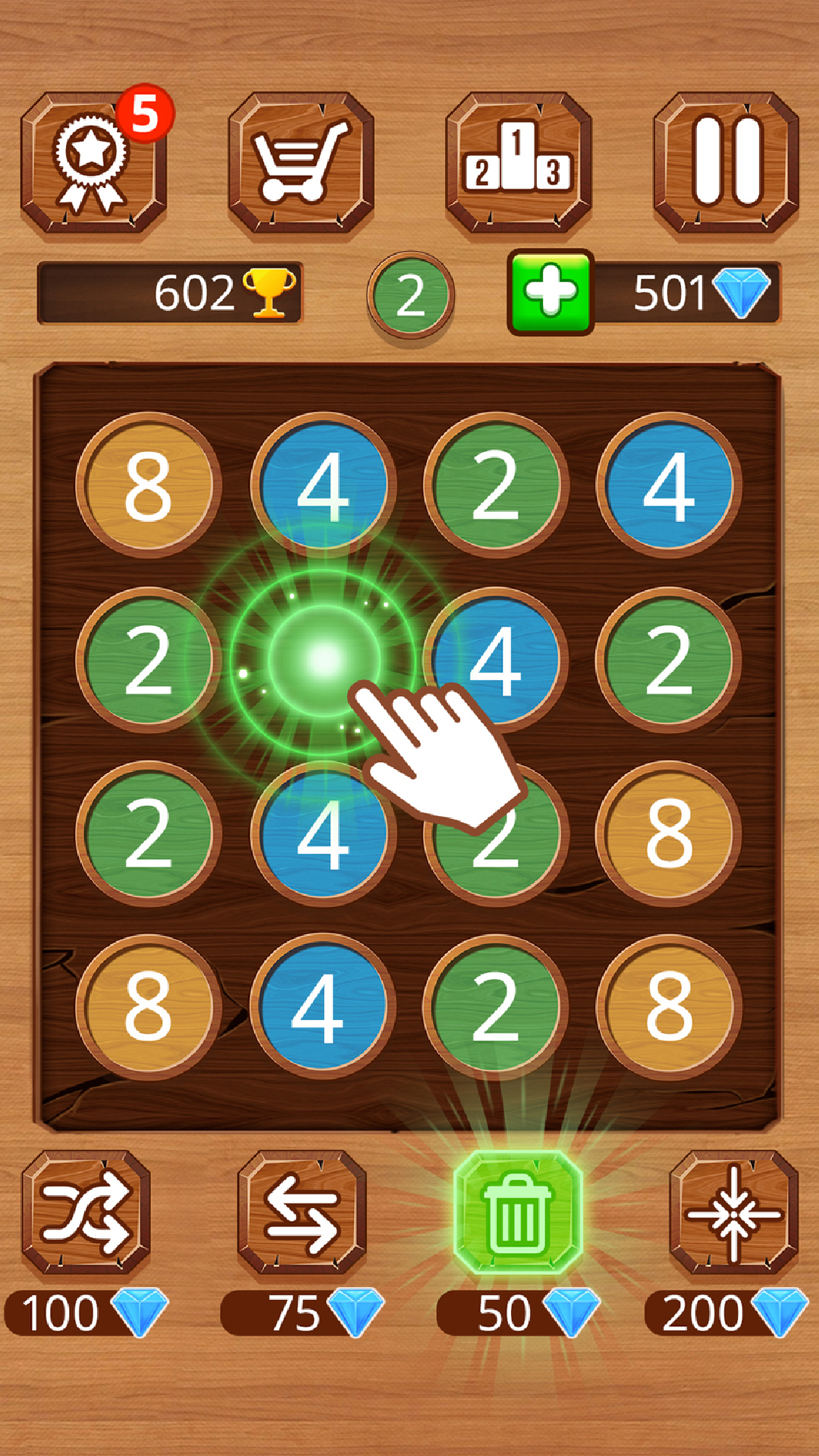 248 Deluxe : Wooden edition Game Screenshot