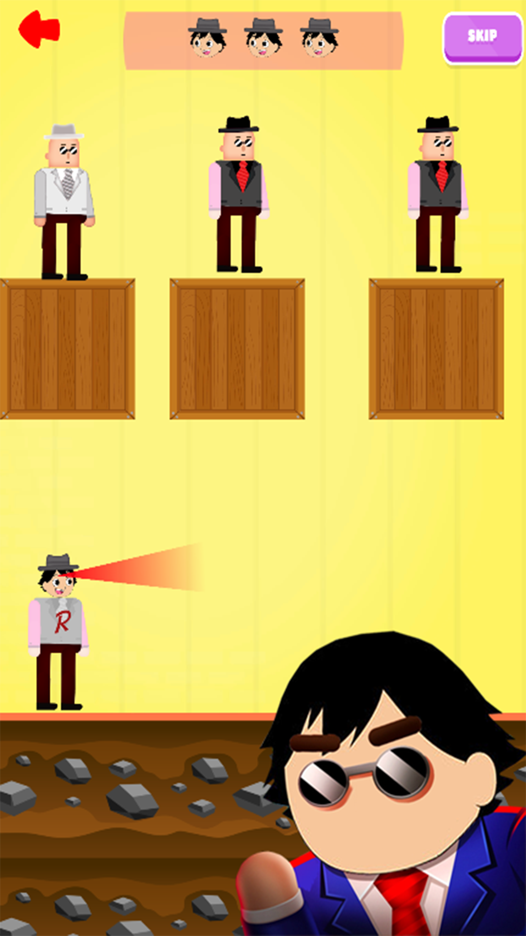 Mr Bullet Master ภาพหน้าจอเกม