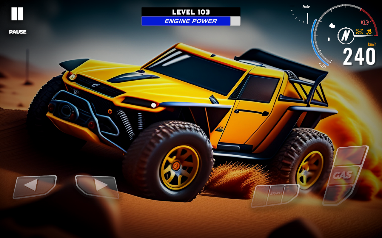 Captura de Tela do Jogo Simulador Offroad 4x4