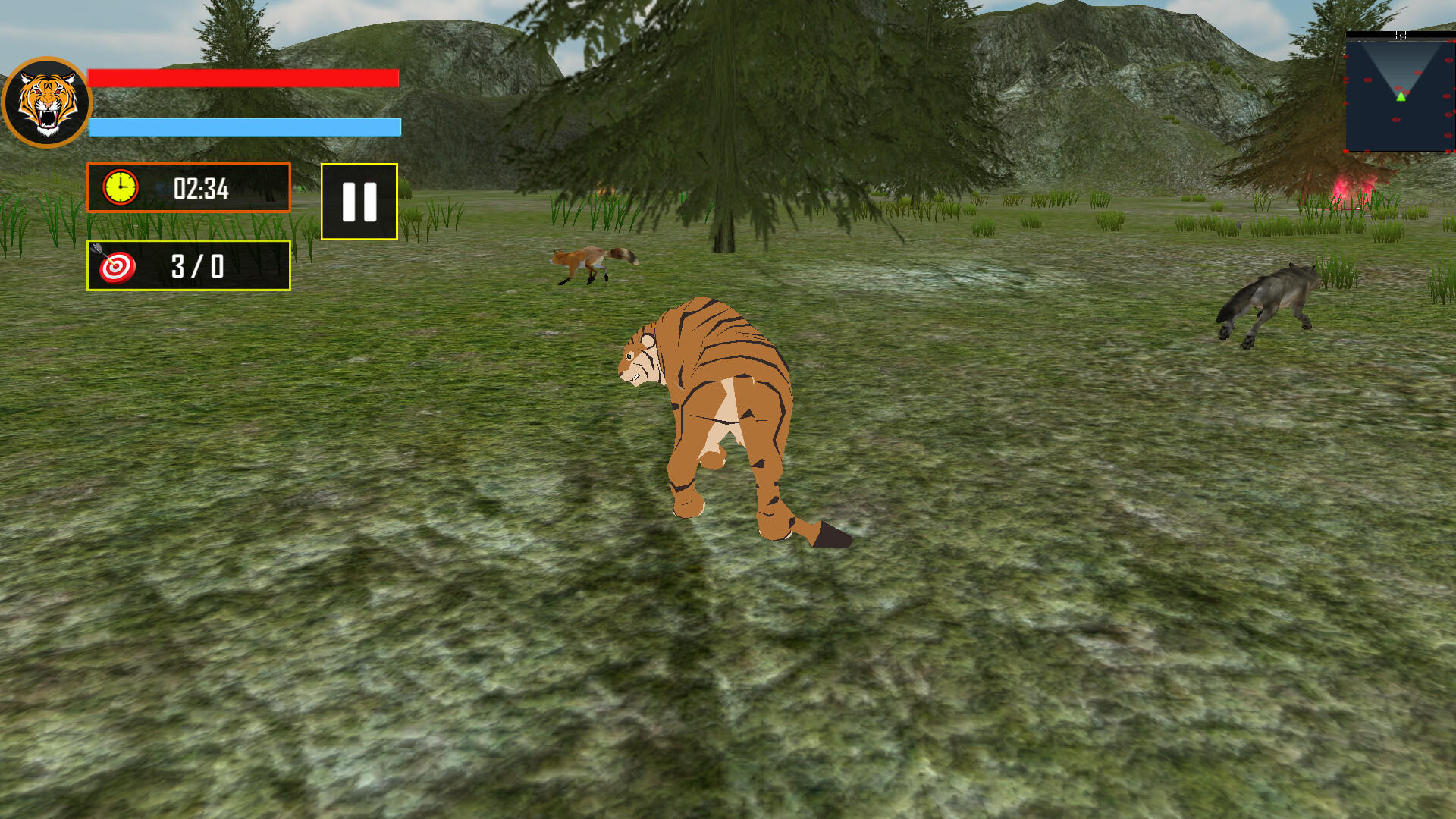 Let's be a Tiger screenshot game