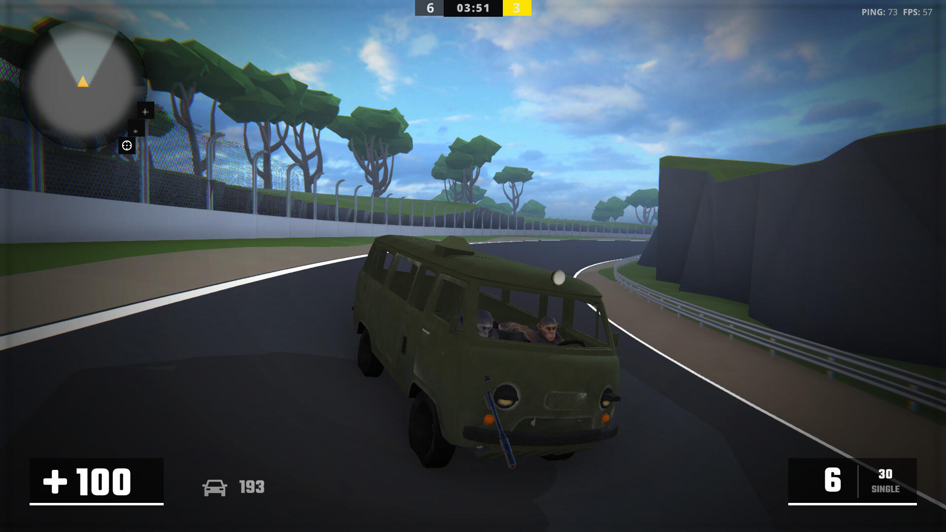 Screenshot of Apewar