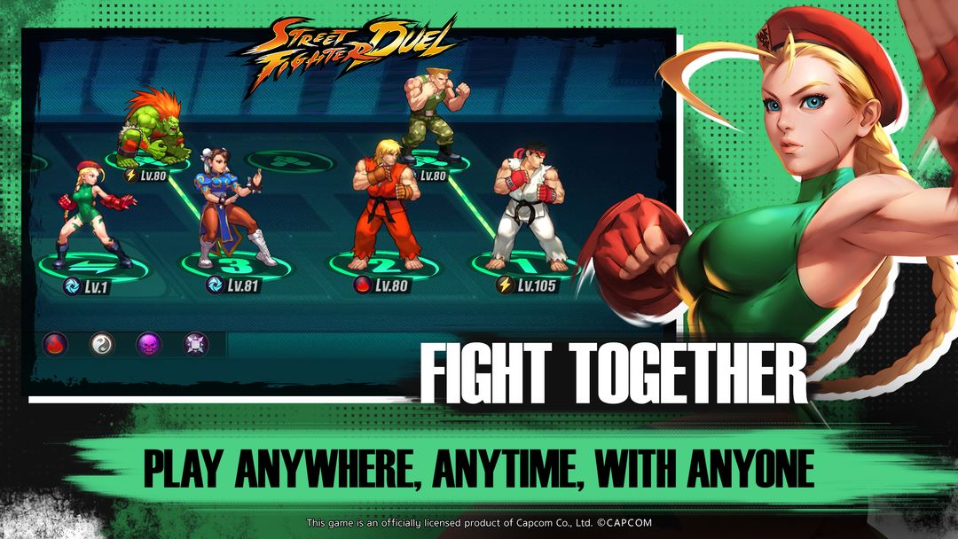 Street Fighter: Duel 게임 스크린 샷