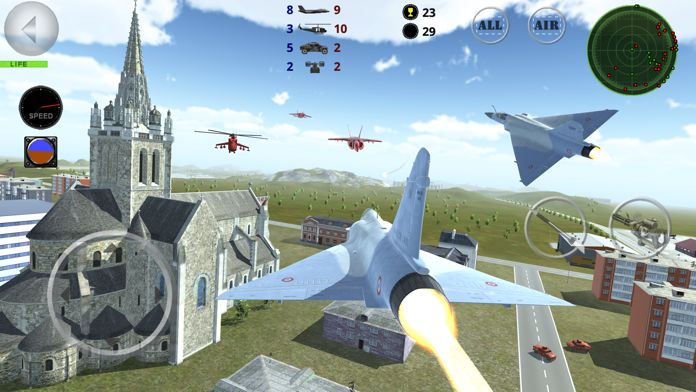 Screenshot of Fighter 3D - Air combat game