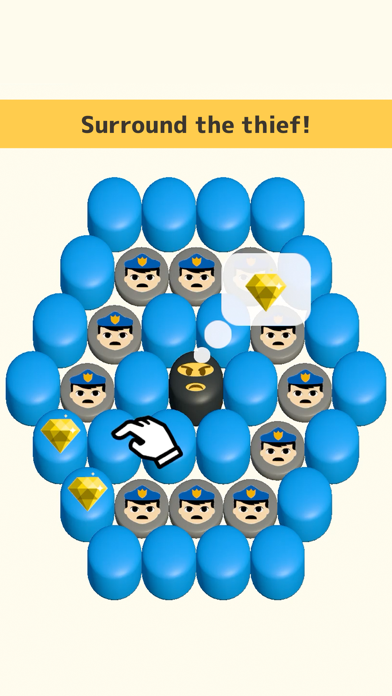 Protect It: Surround the Thief Game Screenshot