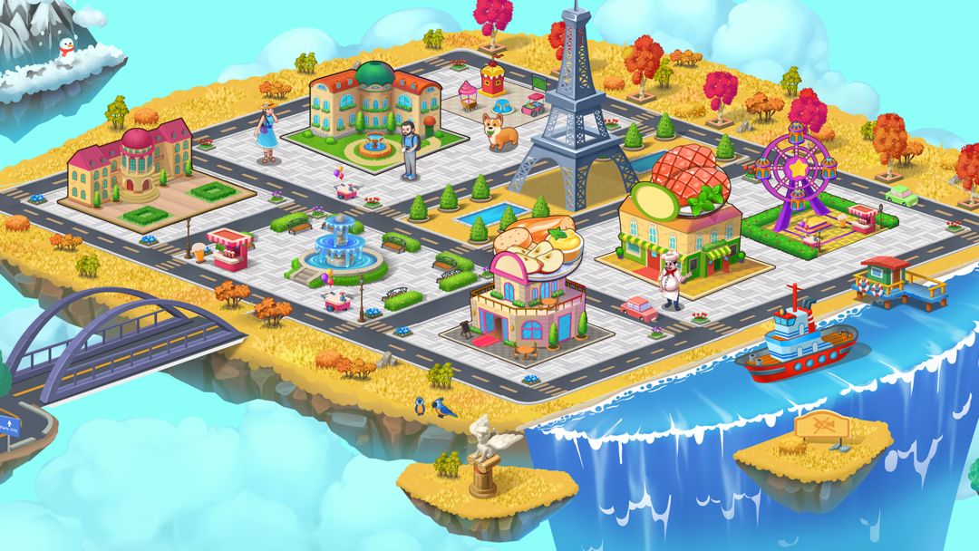 쿠킹 파라다이스 : 셰프 & 레스토랑 게임 게임 스크린 샷