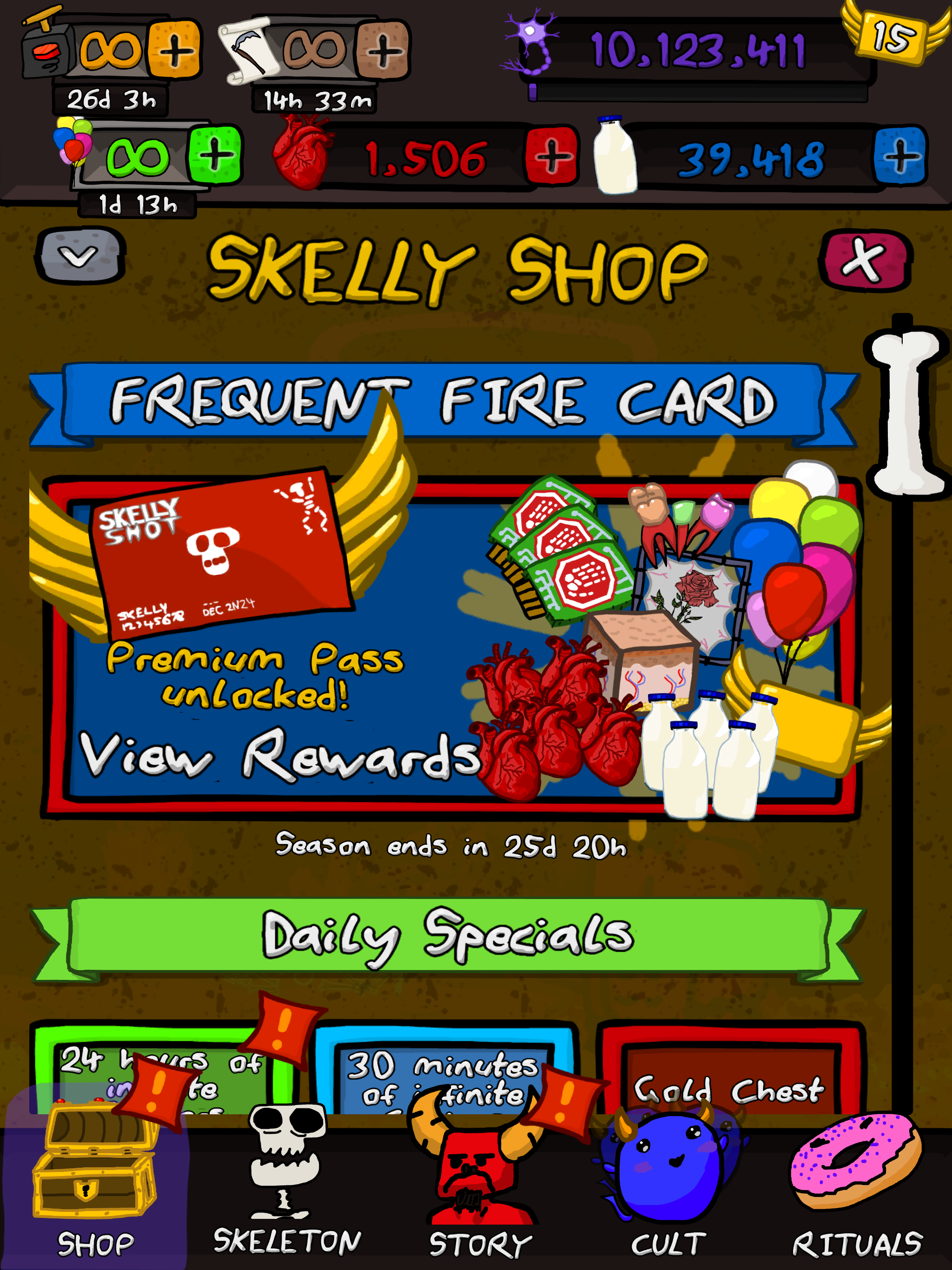 Screenshot of Skelly Shot