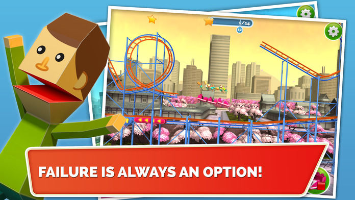 Screenshot of Rollercoaster Creator Express