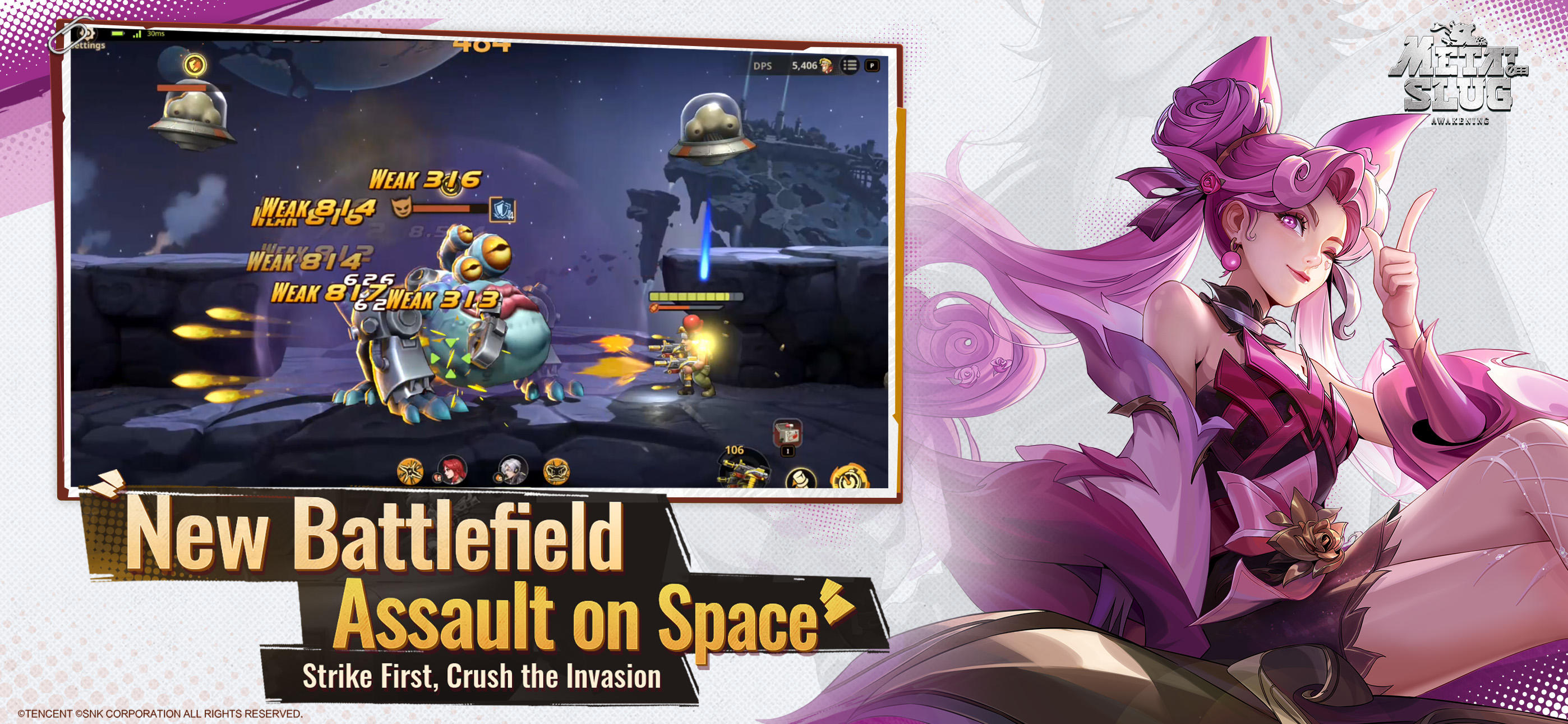 Metal Slug: Awakening Game Screenshot