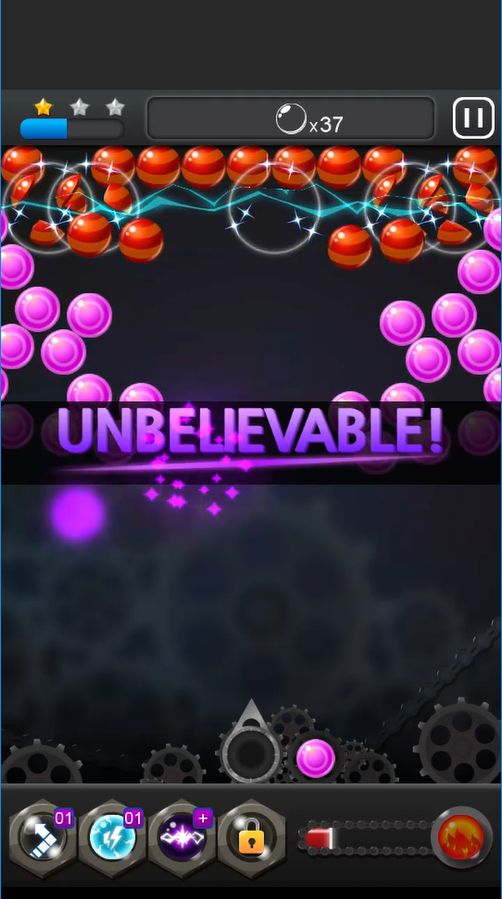 Screenshot of Bubble Shooter Mission
