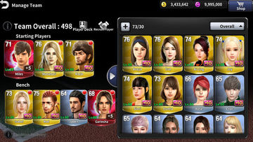 슈퍼스타 테니스 for Kakao Game Screenshot