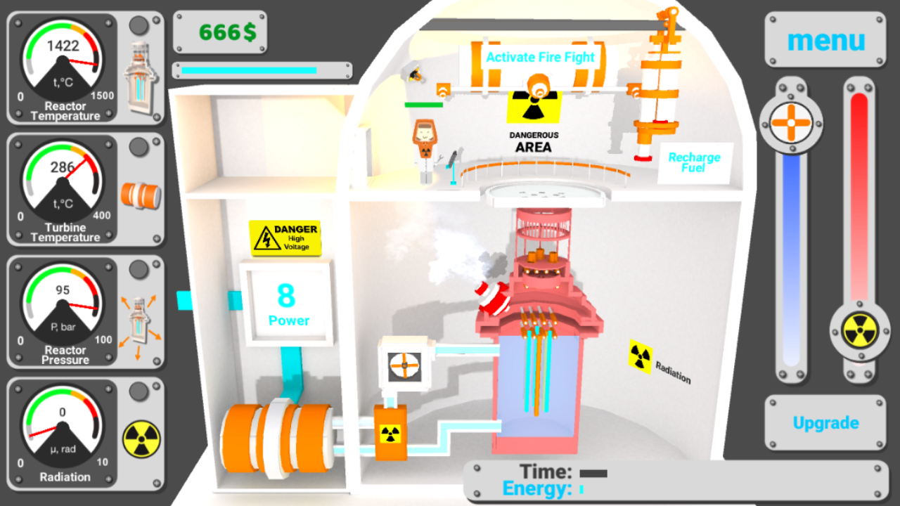 Nuclear Power Reactor inc - in Game Screenshot