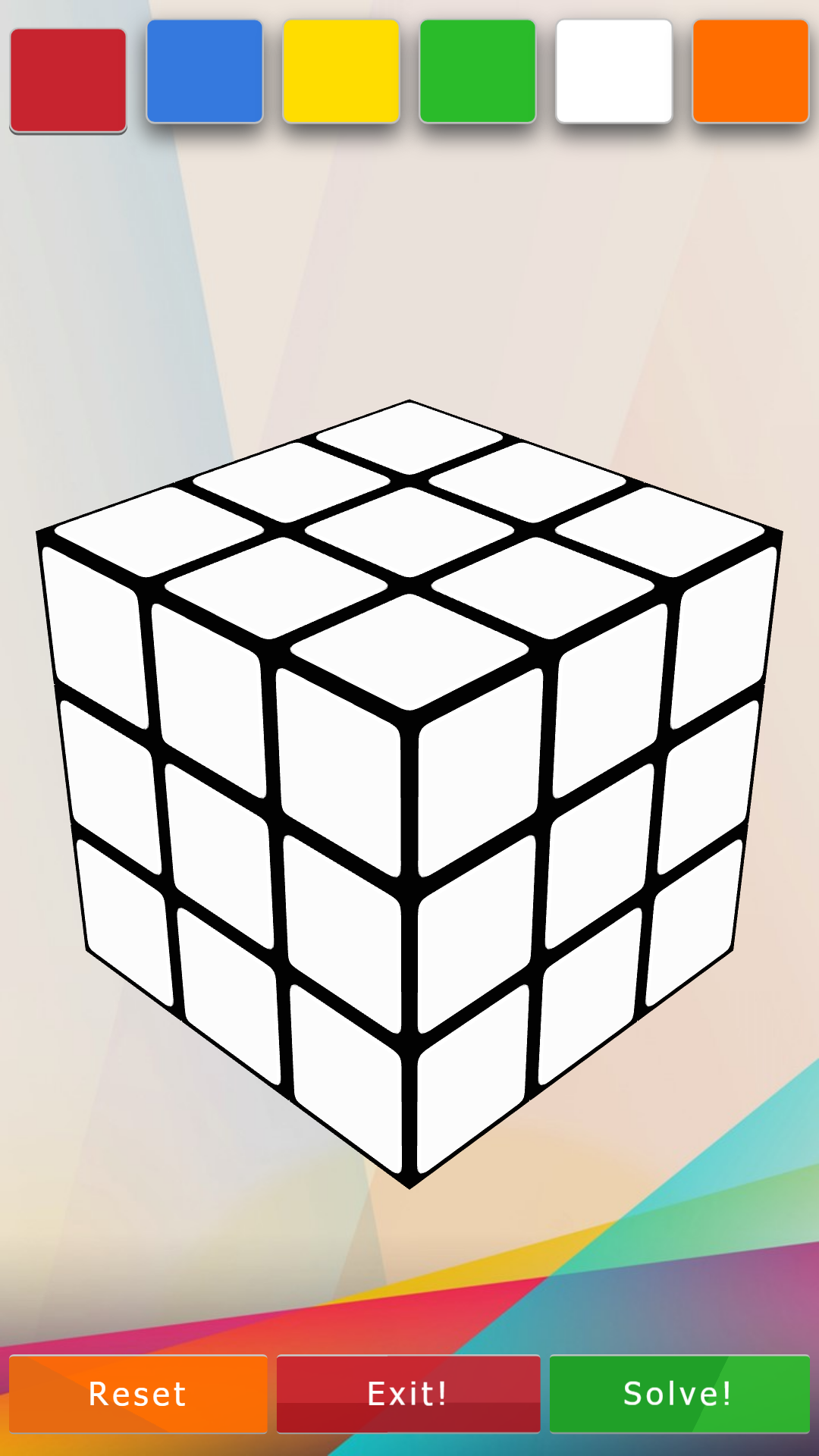 Screenshot 1 of Solucionador de cubos 3D 1.0.2