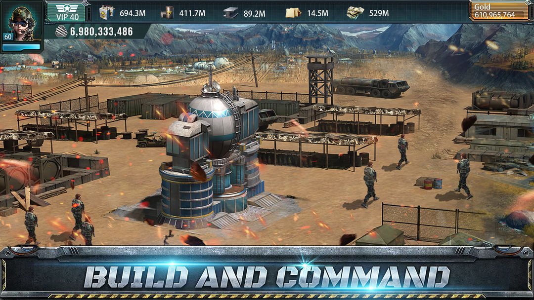 War Games - Commander 게임 스크린 샷